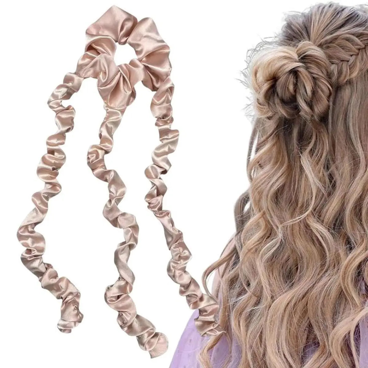 Heatless Curl Headband Rod Set