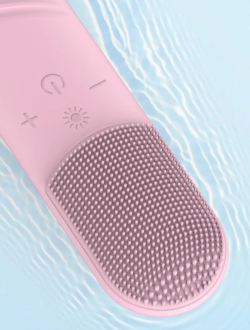 Ultrasonic Silicone Facial Cleansing Brush