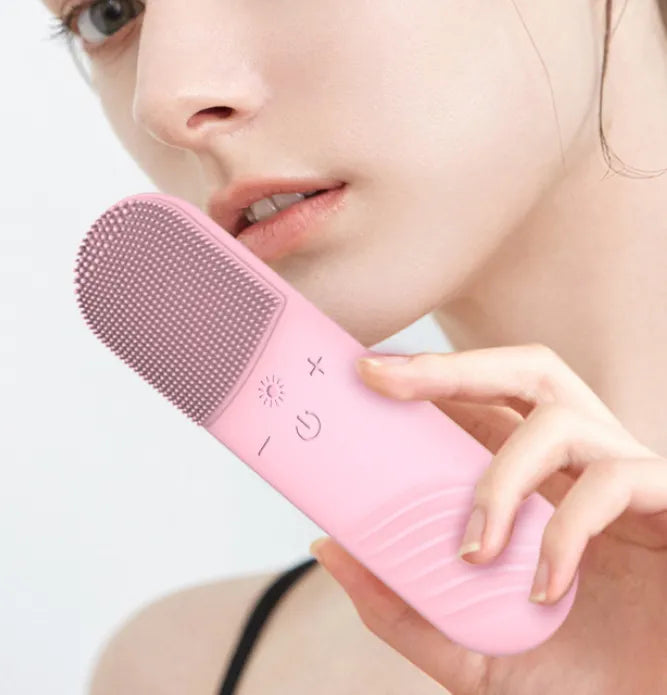 Ultrasonic Silicone Facial Cleansing Brush