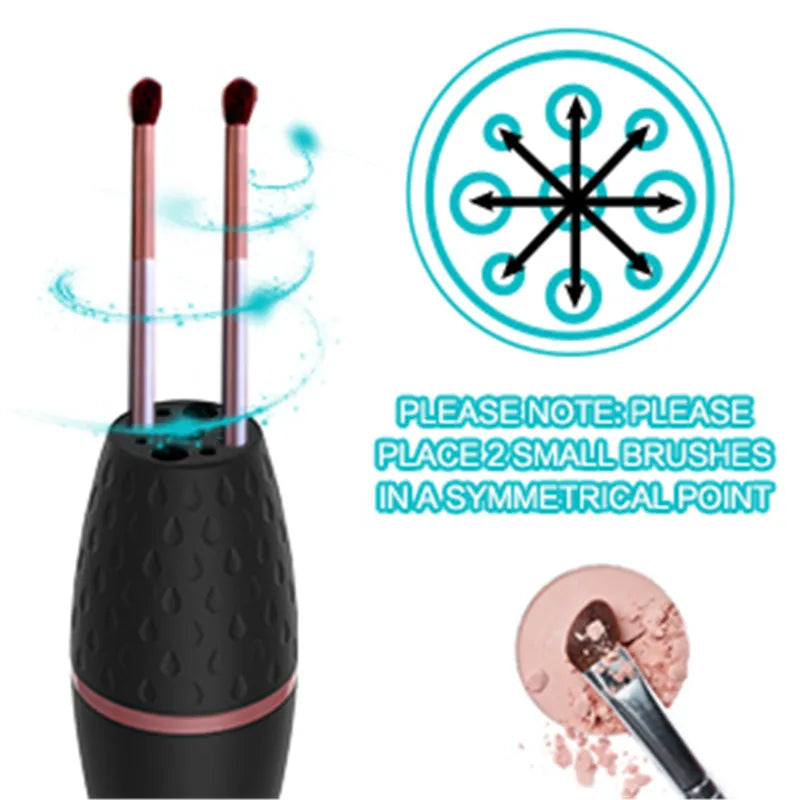 Electric Makeup Brush Cleaner & Dryer Spinner
