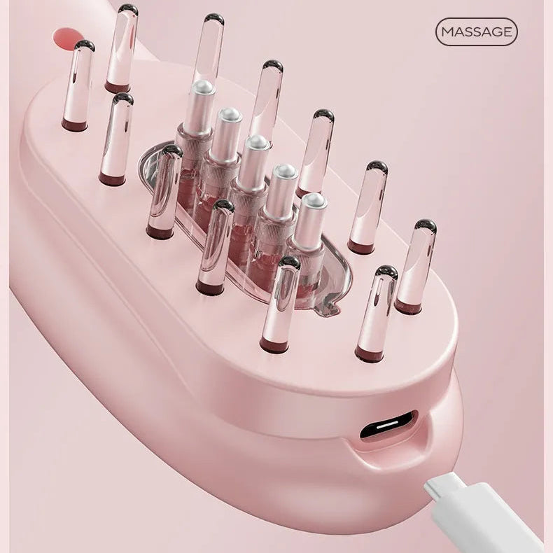 Silicone Scalp Serum Applicator & Massager Comb