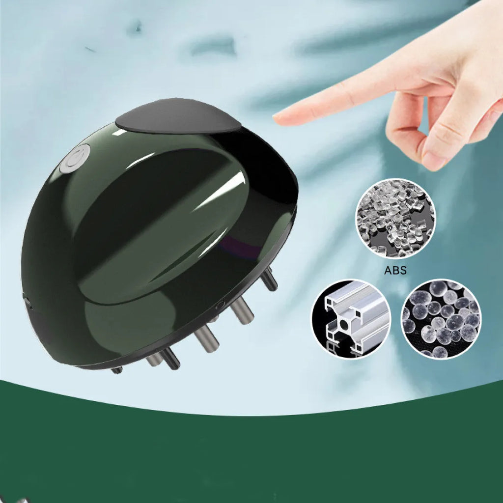 Electric Waterproof Scalp Massager Shampoo Brush